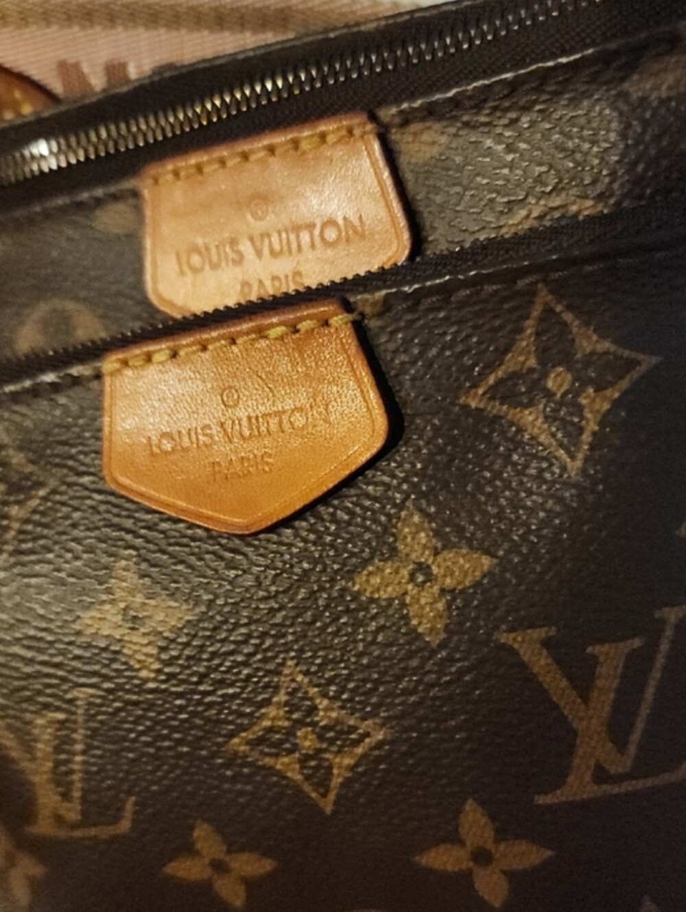 Authenticated LV Louis Vuitton Multi Pochette Accessoires PINK Monogram - Picture 12 of 16